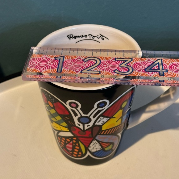 Romero BRITTO Colorful Butterfly Pop Art MUG 2009 - Picture 6 of 7